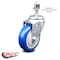 Service Caster 4 Inch Blue Polyurethane Wheel Swivel 12mm Threaded Stem Caster SCC SCC-TS20S414-PPUB-BLUE-M1215 - alternate 3